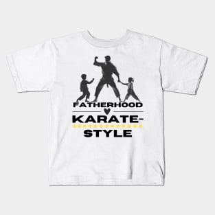 Fatherhood, Karate-Style Karate Dad Kids T-Shirt